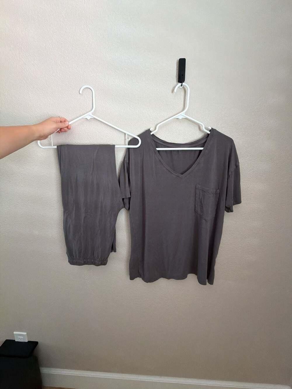 Kyte Baby Women's Bamboo Rayon V-Neck Short Sleeve Lounge Set